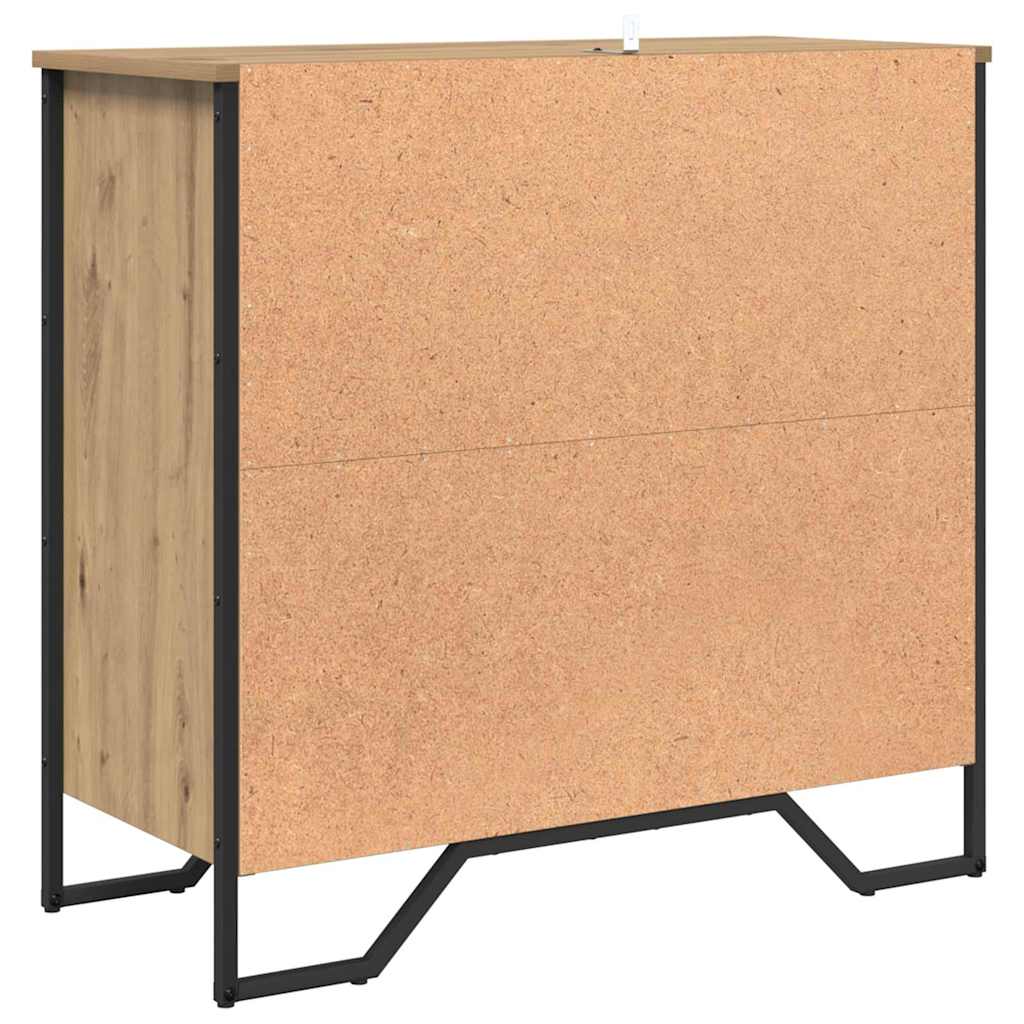 Sideboard Eiche handwerklich 79.5 x 35.5 x 74.5 cm