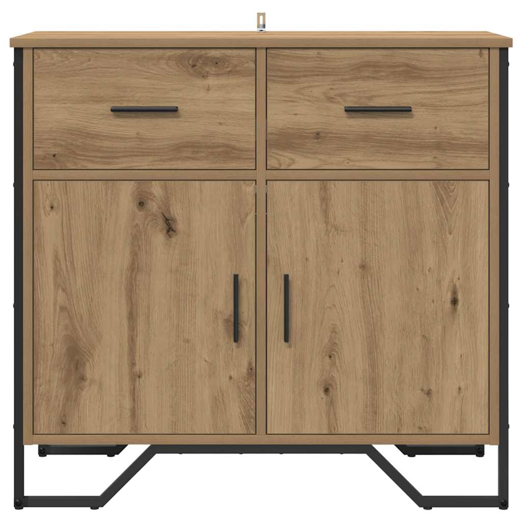 Sideboard Eiche handwerklich 79.5 x 35.5 x 74.5 cm