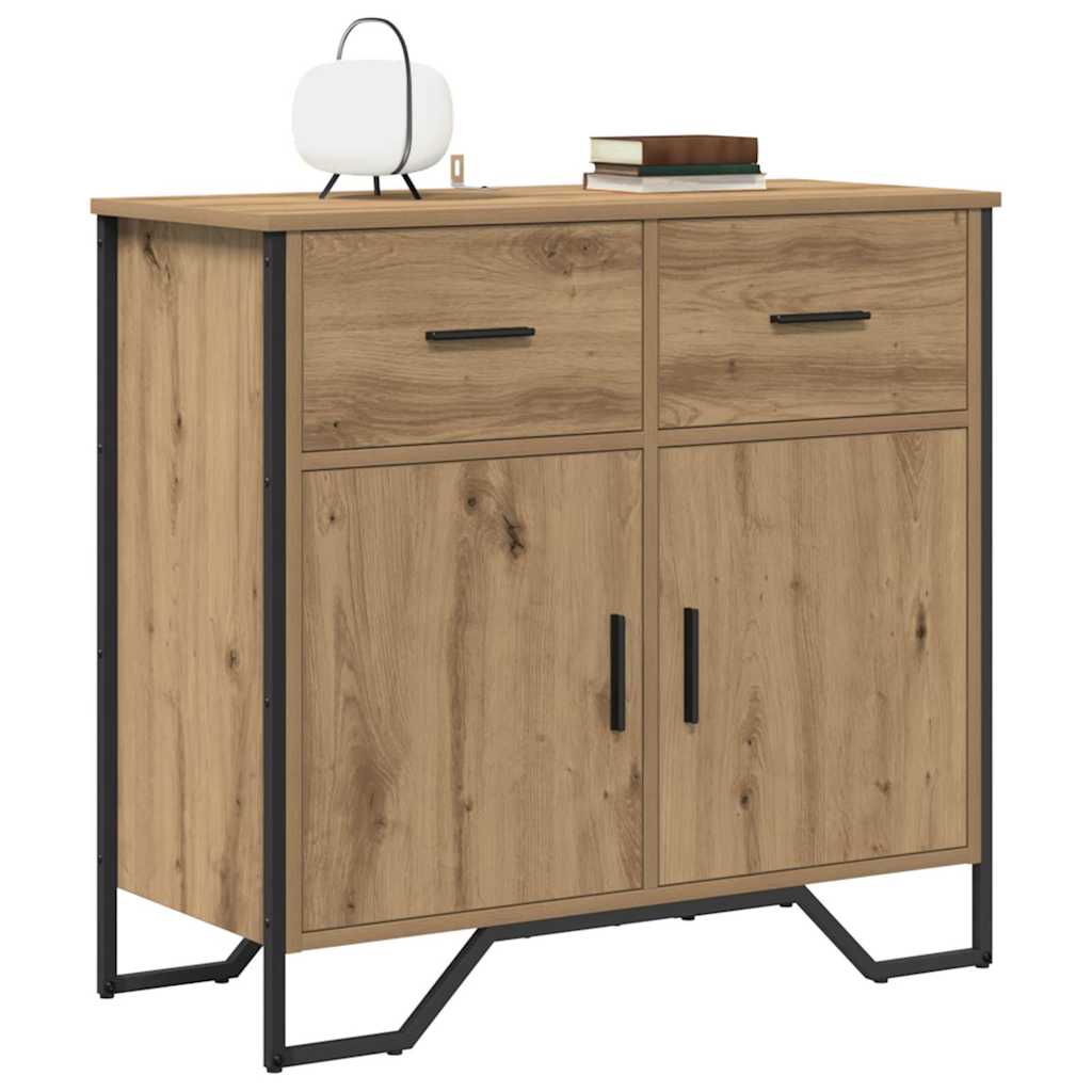 Sideboard Eiche handwerklich 79.5 x 35.5 x 74.5 cm
