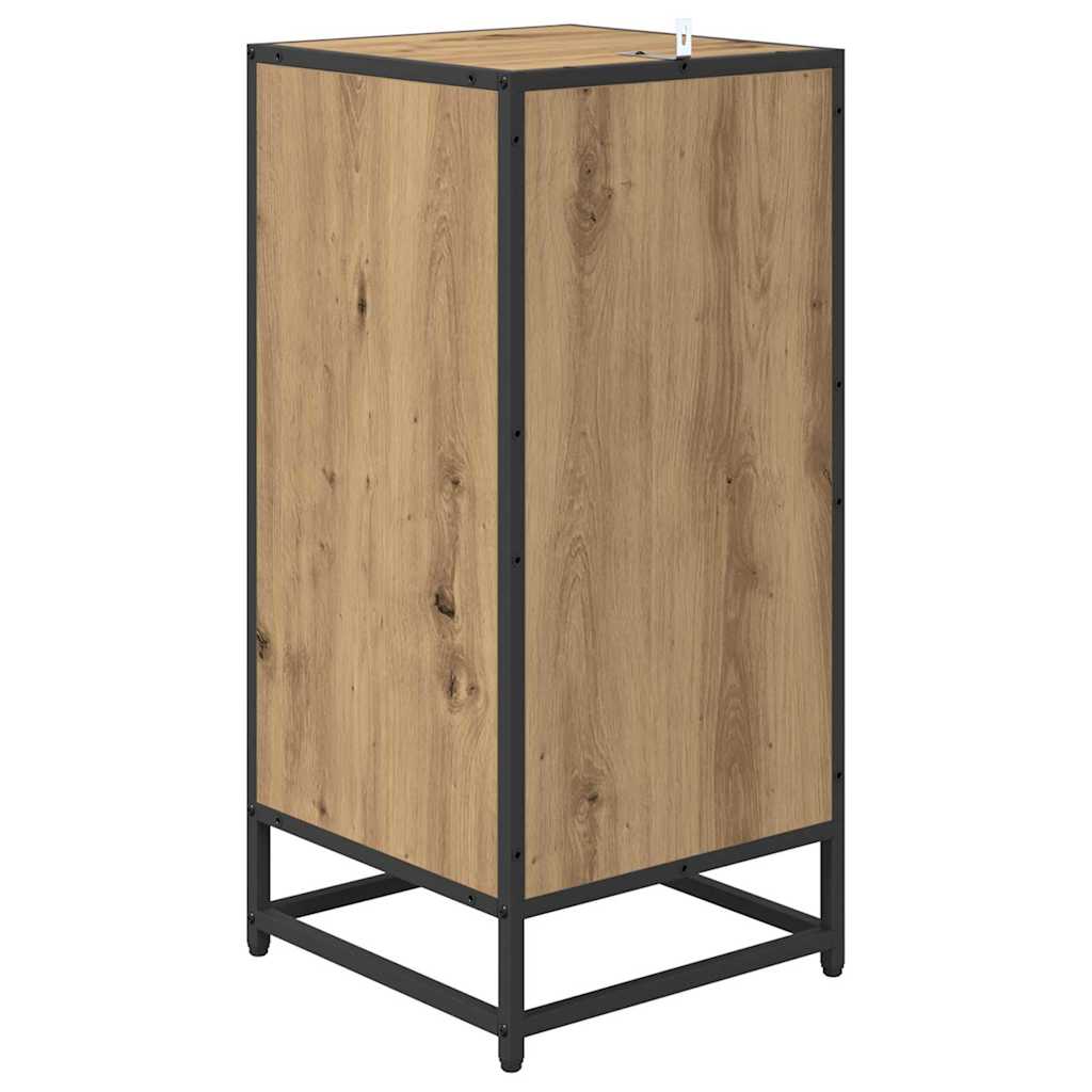 Sideboard Eiche handwerklich 35,5 x 35 x 76 cm Holzwerkstoff