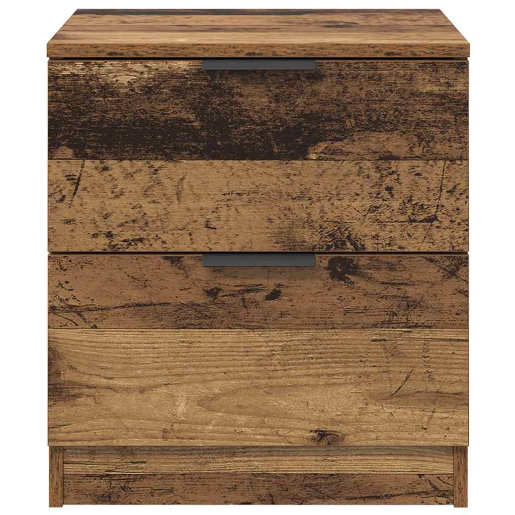 Nachttisch 2 pcs Altholz 45 x 39 x 50 cm Holzwerkstoff