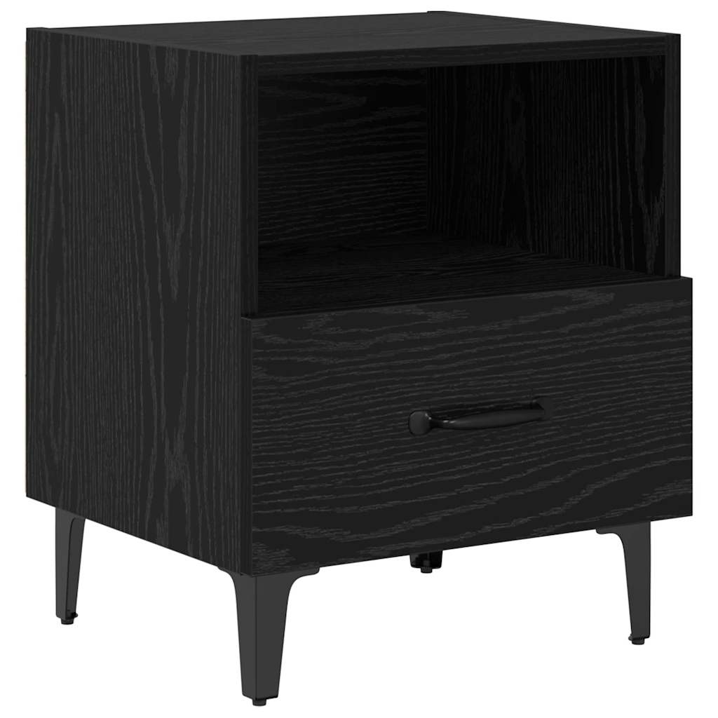 Nachttisch Schwarze Eiche 40 x 35 x 47,5 cm Holzwerkstoff