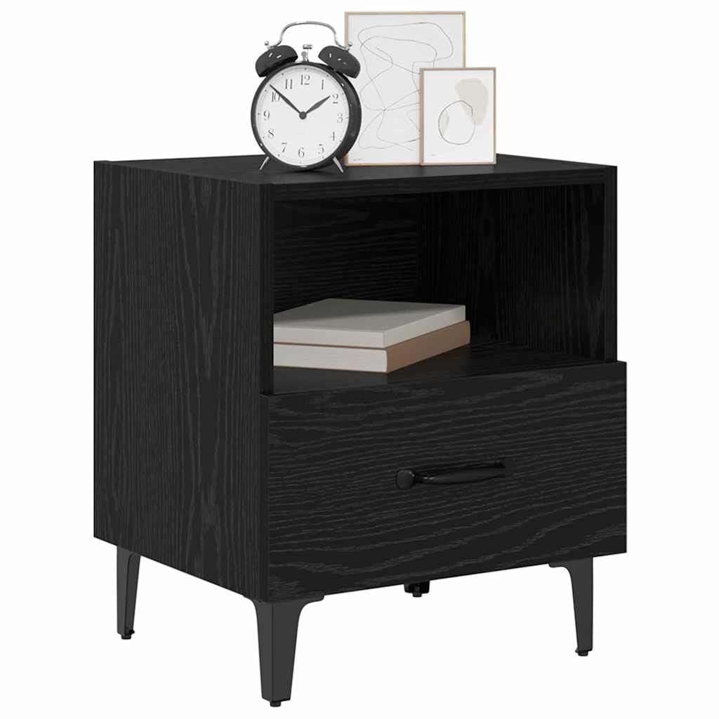 Nachttisch Schwarze Eiche 40 x 35 x 47,5 cm Holzwerkstoff