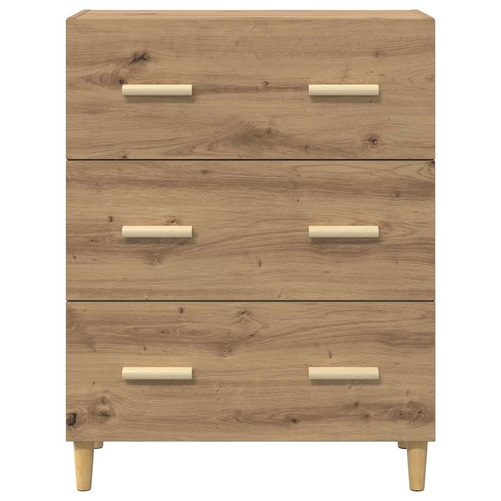 Sideboard Artisan-Eiche 34 x 69.5 x 90 cm Holzwerkstoff