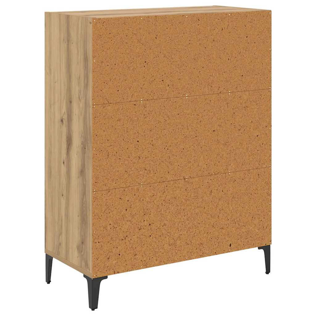 Sideboard Artisan-Eiche 32,5 x 69,5 x 90 cm Holzwerkstoff