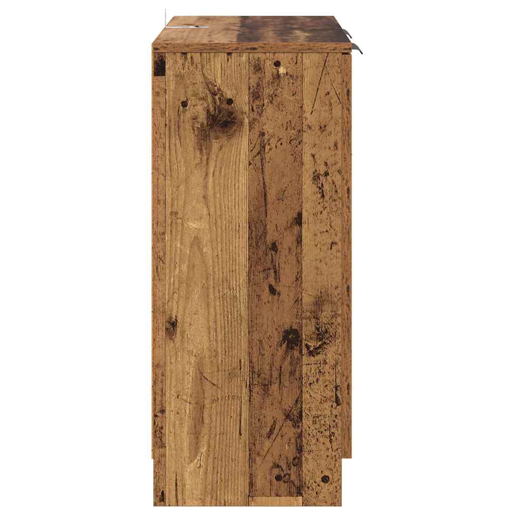 Sideboard mit Schubladen Altholz 60 x 30 x 70 cm Holzwerkstoff