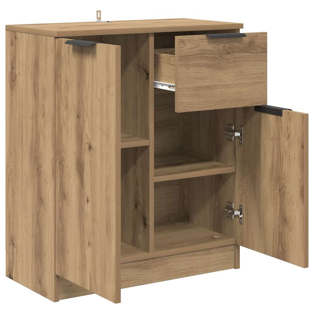 Sideboard Artisan-Eiche 60 x 30 x 70 cm Holzwerkstoff