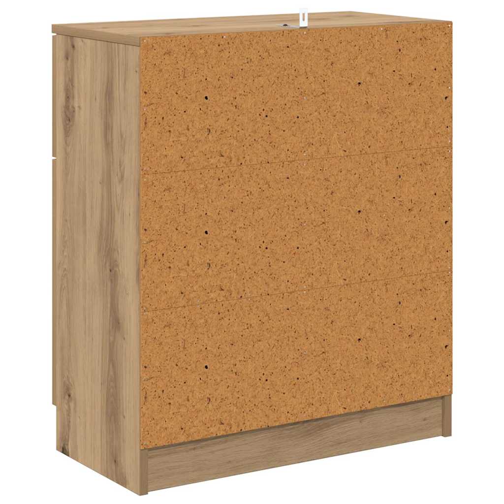 Sideboard Artisan-Eiche 60 x 30 x 70 cm Holzwerkstoff