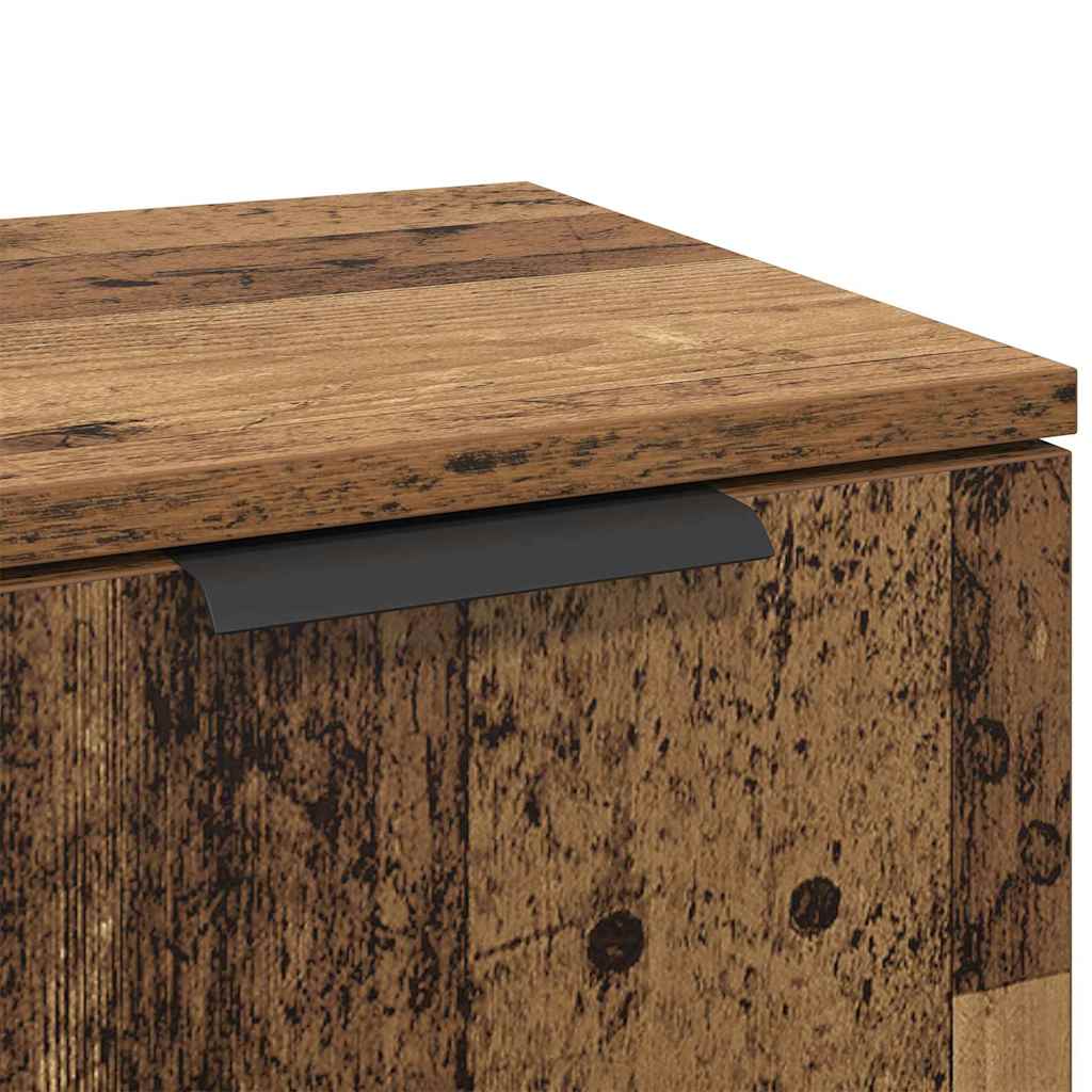 Sideboard Altholz 30 x 30 x 70 cm Holzwerkstoff