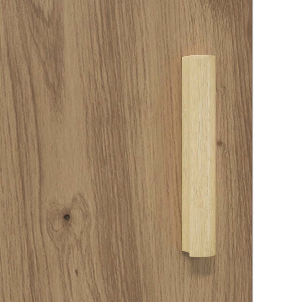 Sideboard Eiche handwerklich 34,5 x 34 x 90 cm Holzwerkstoff