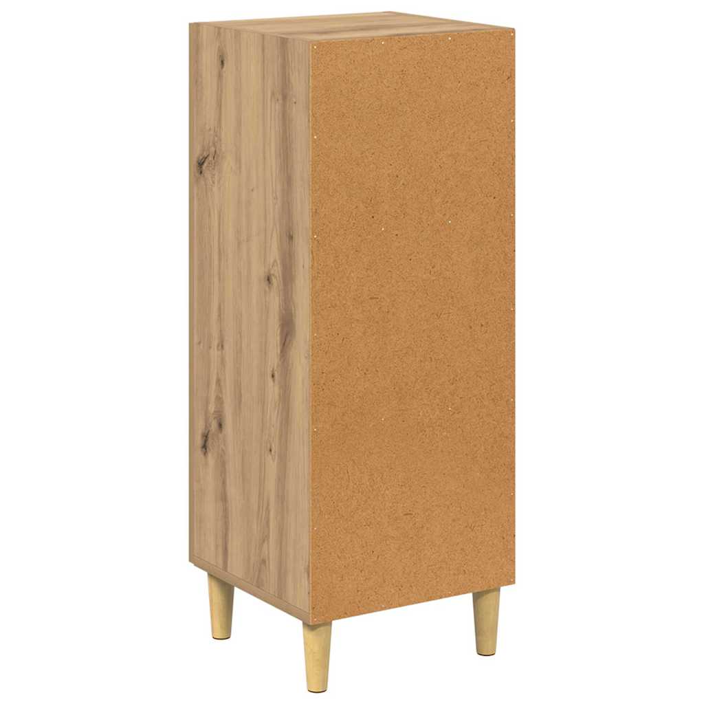 Sideboard Eiche handwerklich 34,5 x 34 x 90 cm Holzwerkstoff