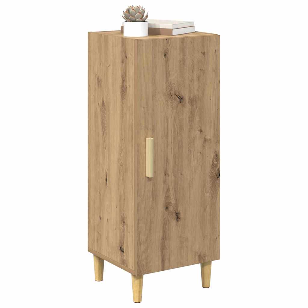 Sideboard Eiche handwerklich 34,5 x 34 x 90 cm Holzwerkstoff