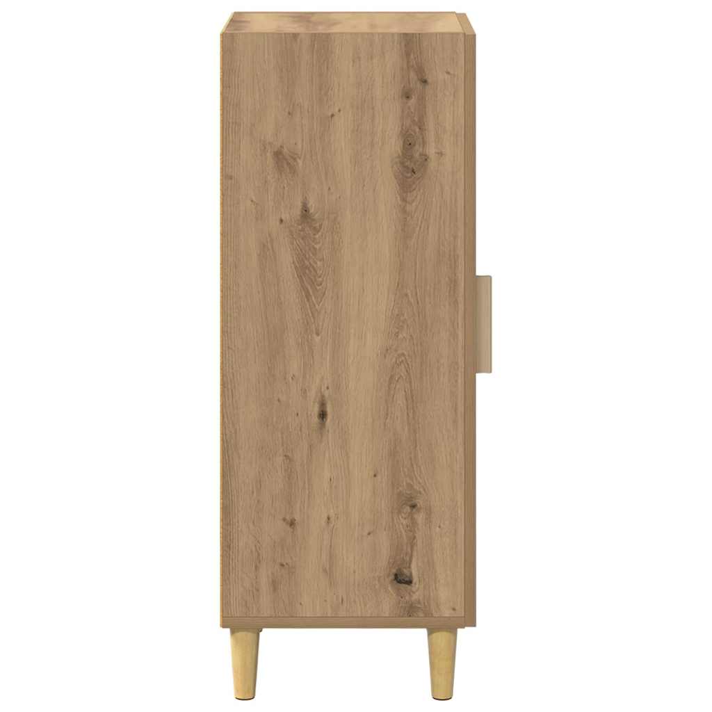 Sideboard Eiche handwerklich 34,5 x 34 x 90 cm Holzwerkstoff