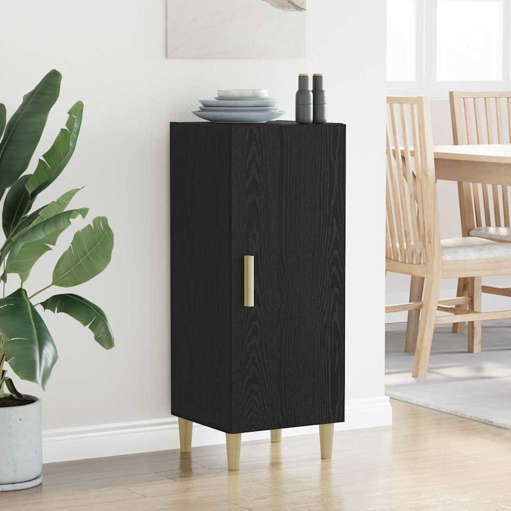 Sideboard Schwarze Eiche 34,5 x 34 x 90 cm Holzwerkstoff