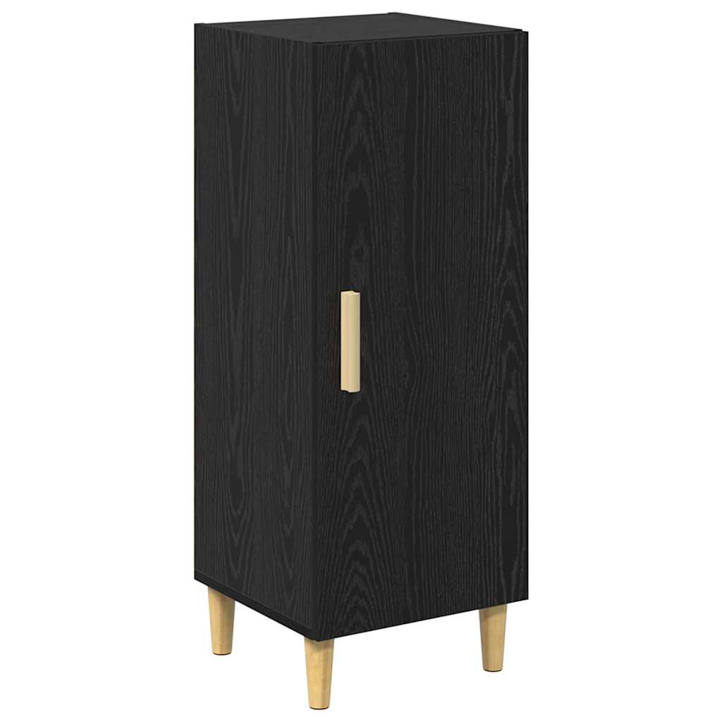 Sideboard Schwarze Eiche 34,5 x 34 x 90 cm Holzwerkstoff