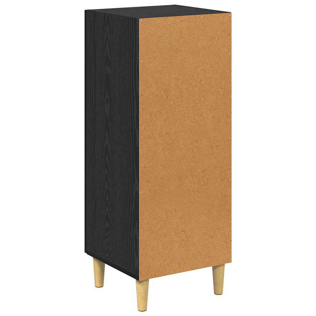 Sideboard Schwarze Eiche 34,5 x 34 x 90 cm Holzwerkstoff