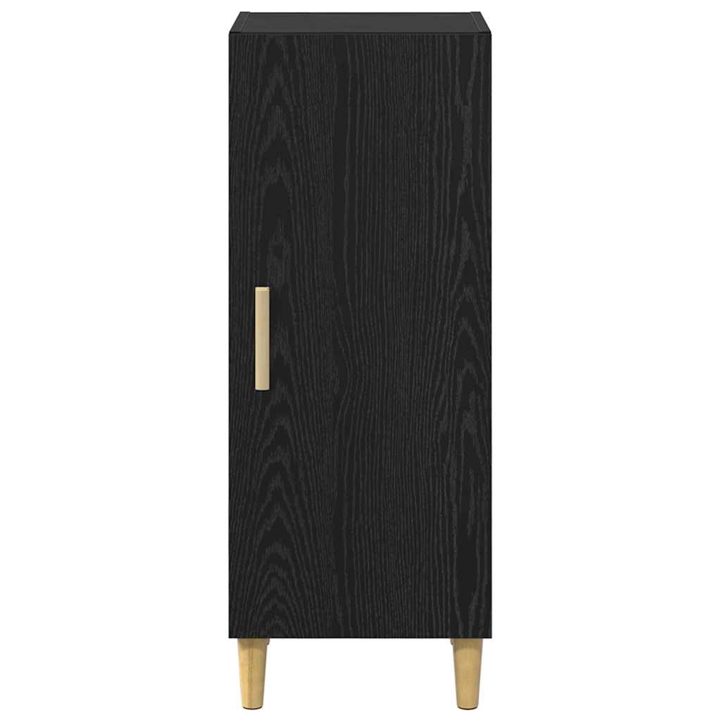 Sideboard Schwarze Eiche 34,5 x 34 x 90 cm Holzwerkstoff