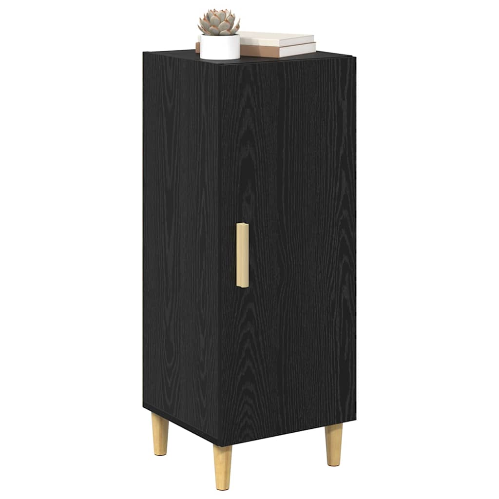 Sideboard Schwarze Eiche 34,5 x 34 x 90 cm Holzwerkstoff