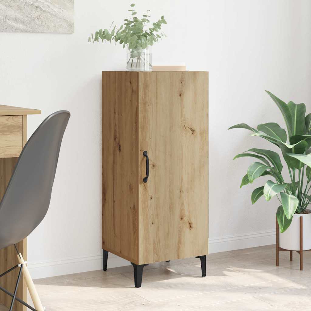 Sideboard Eiche handwerklich 34,5 x 34 x 90 cm Holzwerkstoff