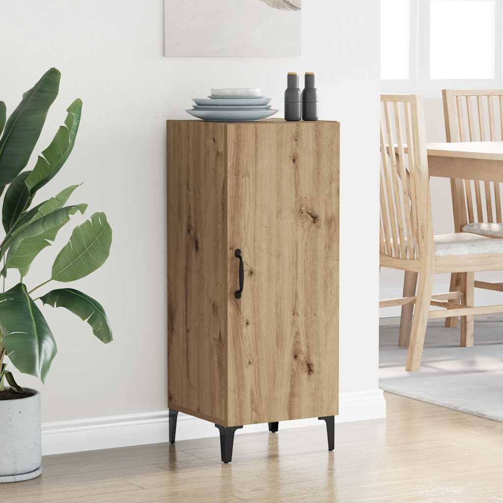 Sideboard Eiche handwerklich 34,5 x 34 x 90 cm Holzwerkstoff