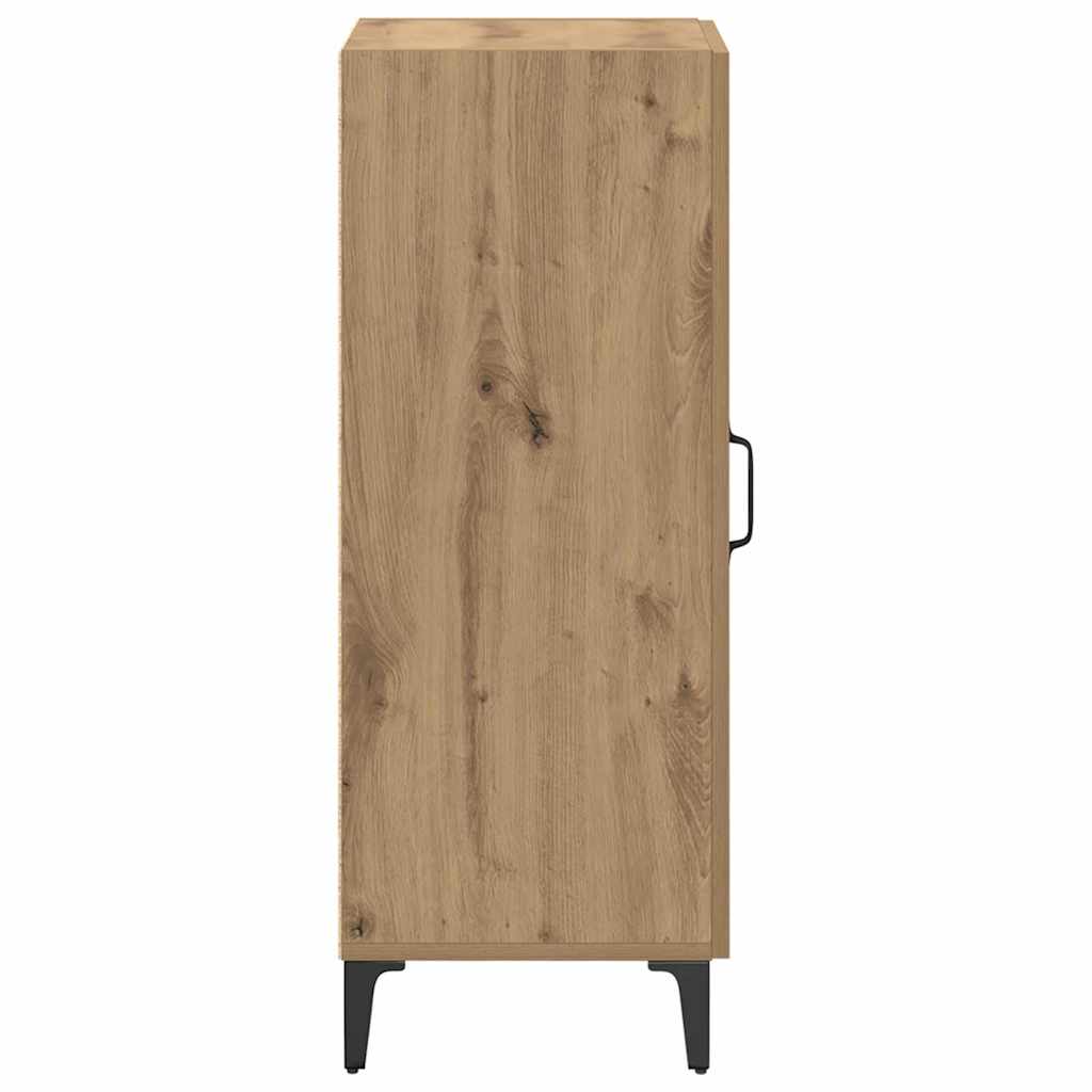 Sideboard Eiche handwerklich 34,5 x 34 x 90 cm Holzwerkstoff