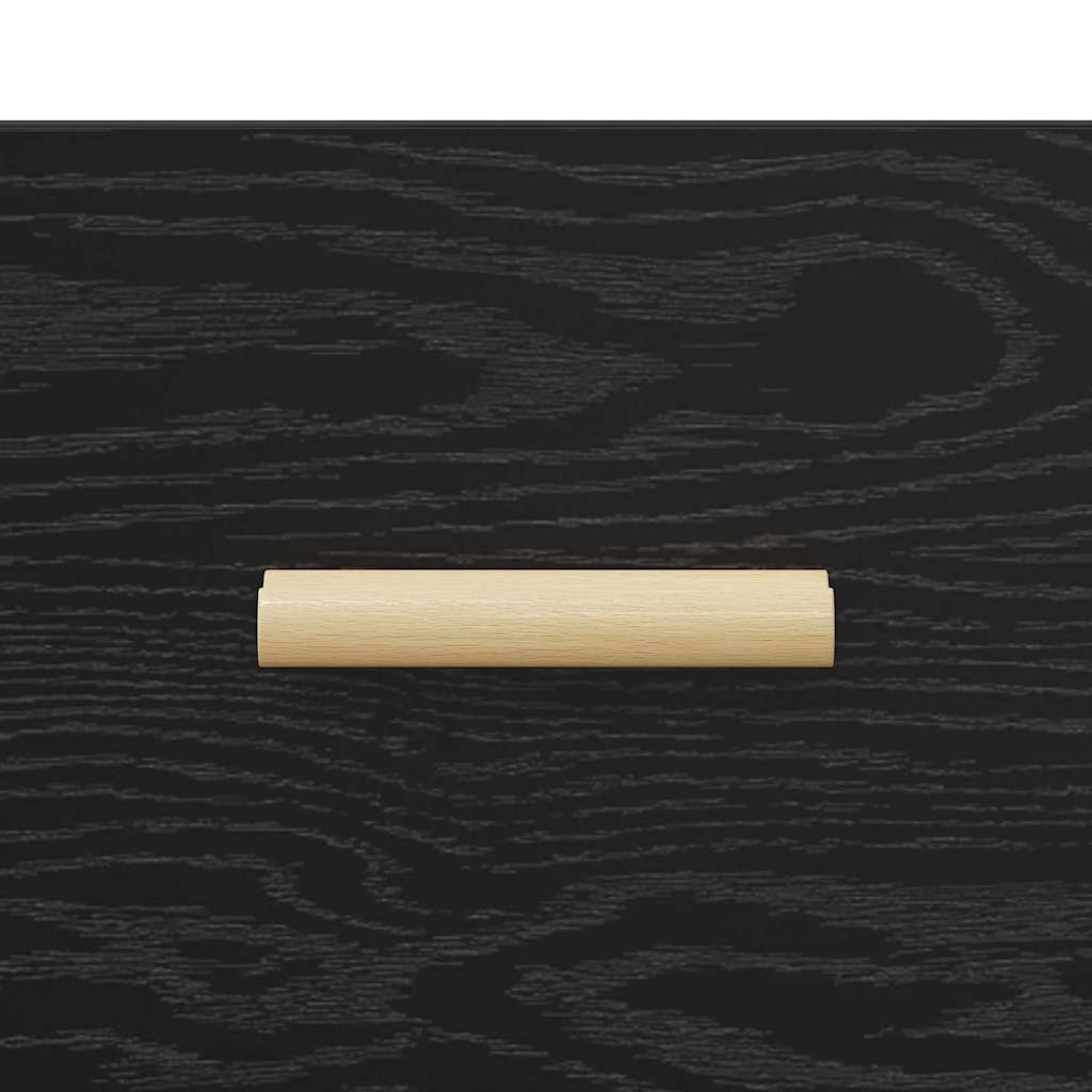 Sideboard Schwarze Eiche 34,5 x 34 x 90 cm Holzwerkstoff