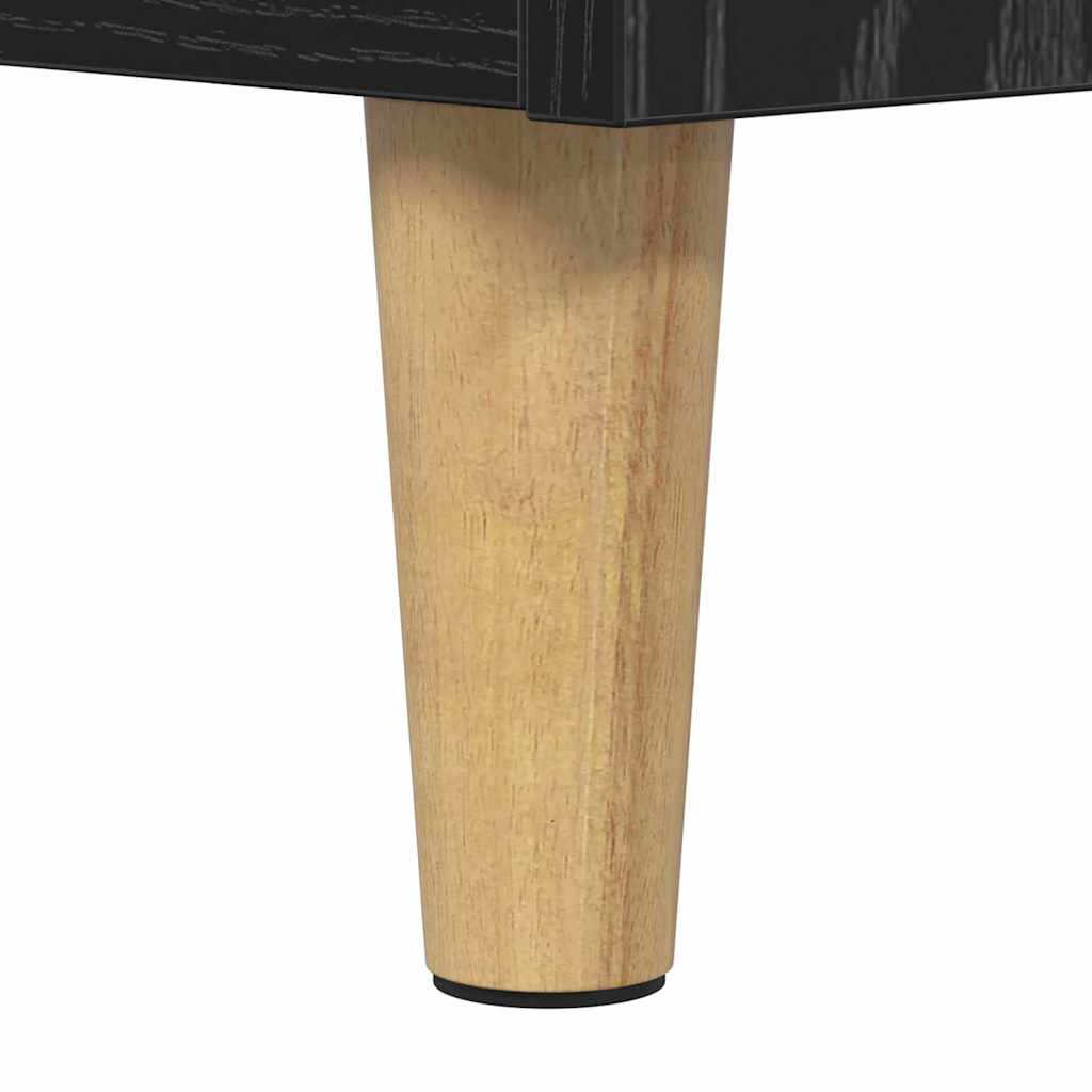Sideboard Schwarze Eiche 34,5 x 34 x 90 cm Holzwerkstoff