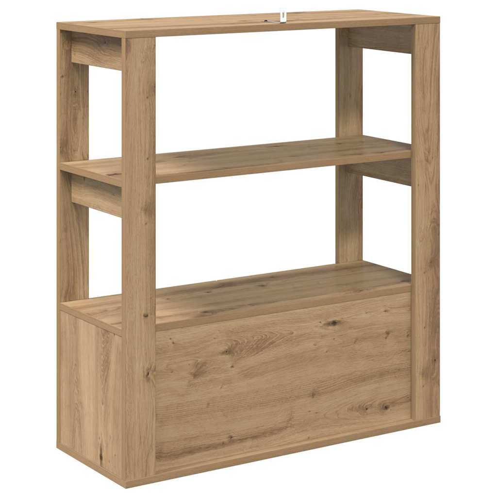 Sideboard Artisan-Eiche 30 x 80 x 90 cm Holzwerkstoff
