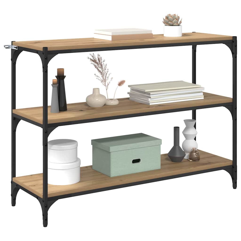 Bücherregal Eiche handwerklich 100 x 33 x 71 cm Holzwerkstoff