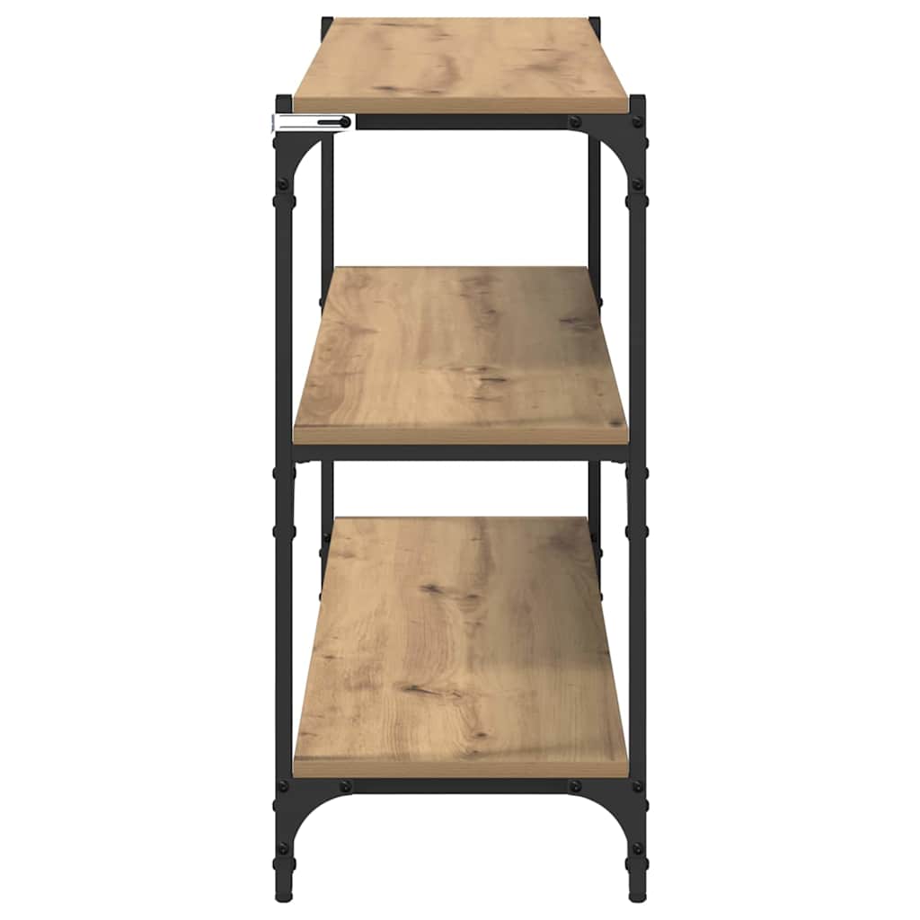 Bücherregal Eiche handwerklich 100 x 33 x 71 cm Holzwerkstoff