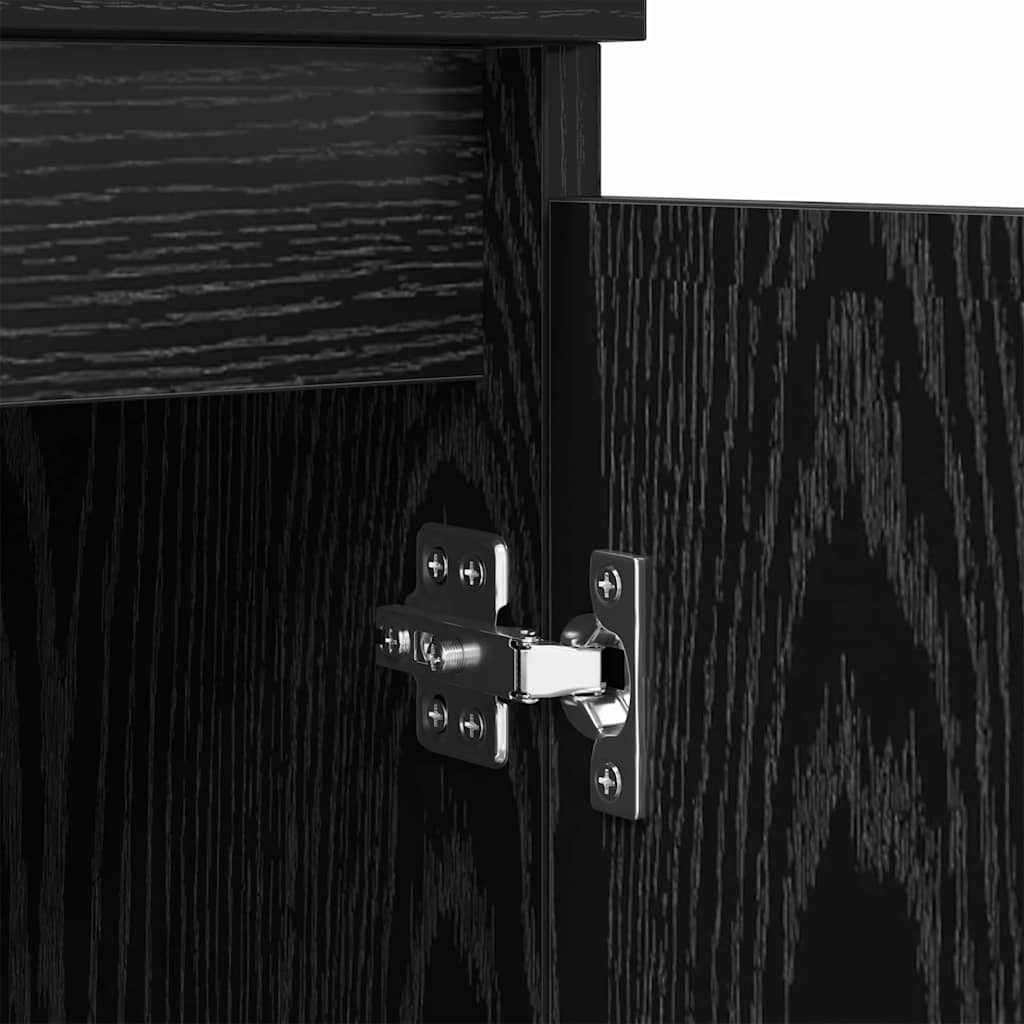Sideboard Schwarze Eiche 60 x 35 x 70 cm Holzwerkstoff