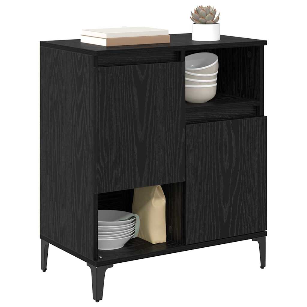 Sideboard Schwarze Eiche 60 x 35 x 70 cm Holzwerkstoff