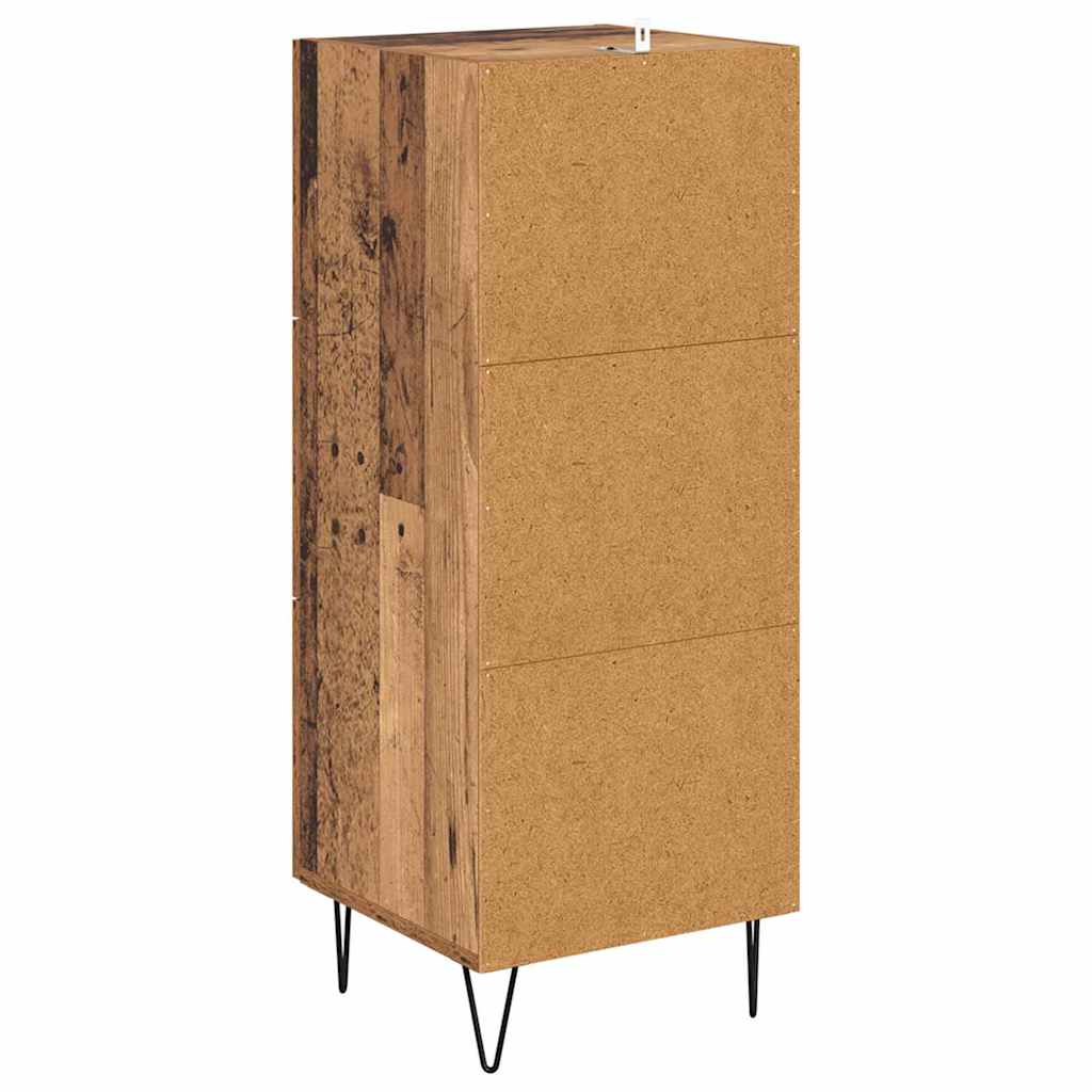Sideboard Altholz 34 x 34,5 x 90 cm Holzwerkstoff