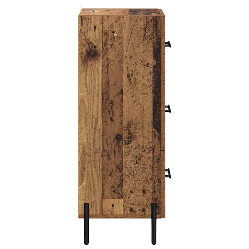 Sideboard Altholz 34 x 34,5 x 90 cm Holzwerkstoff