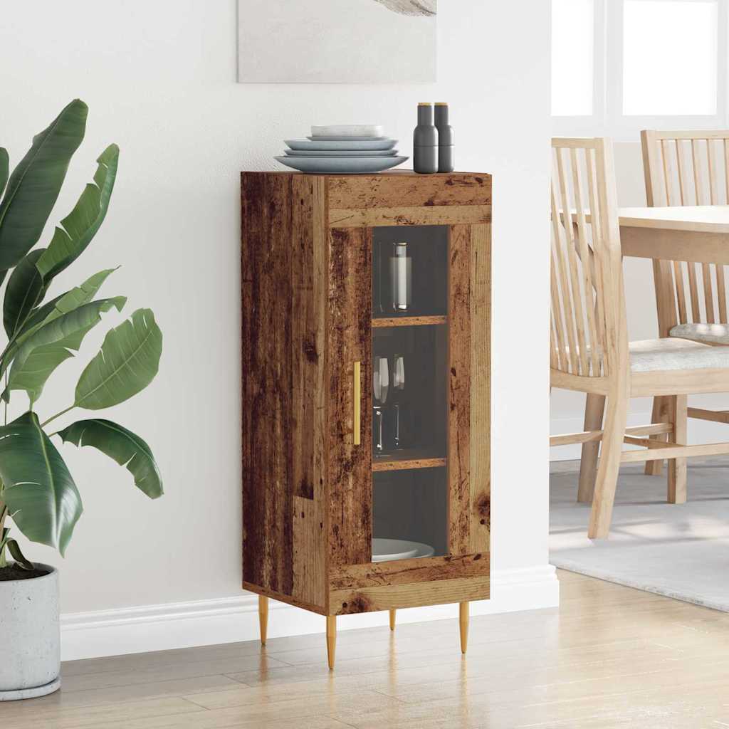 Sideboard Altholz 34 x 34,5 x 90 cm Holzwerkstoff
