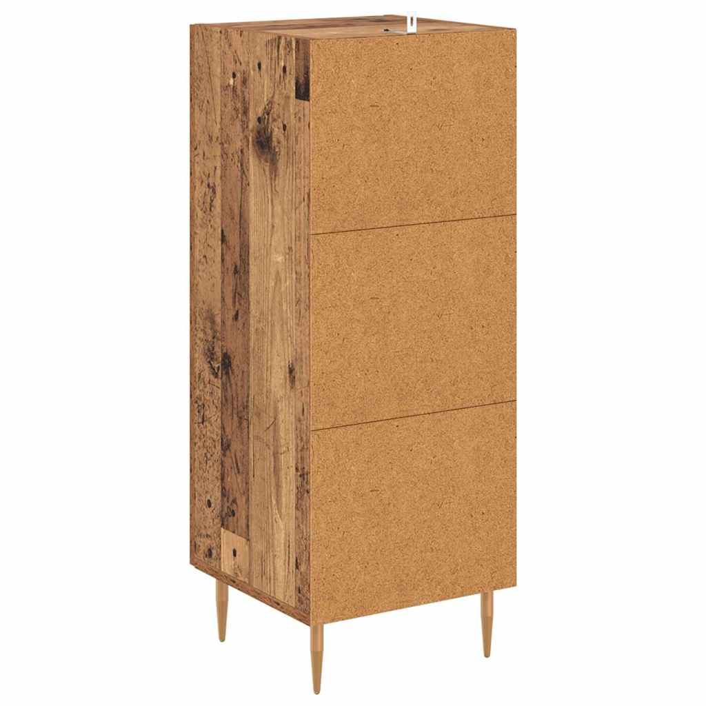 Sideboard Altholz 34 x 34,5 x 90 cm Holzwerkstoff