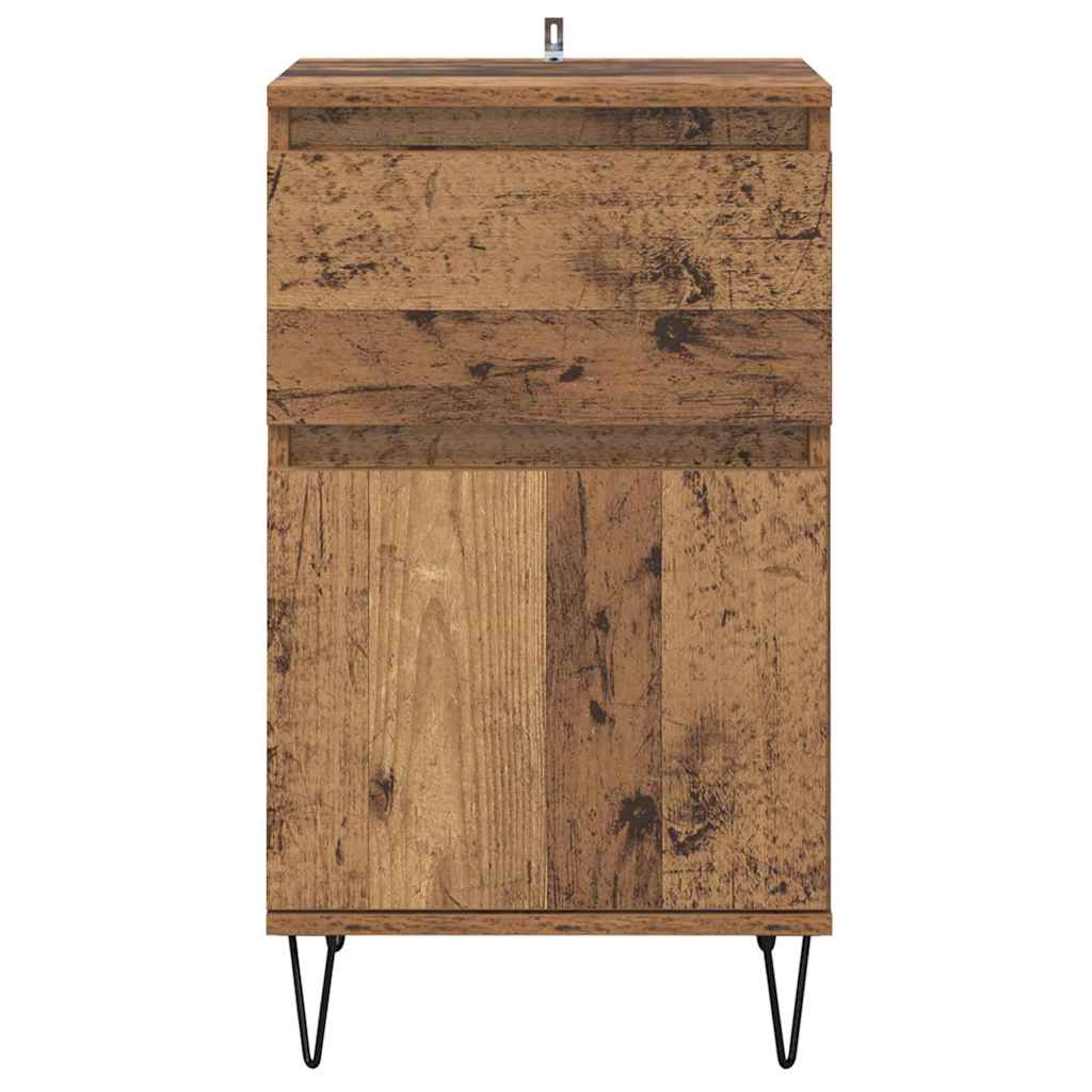 Sideboard mit Schubladen Altholz 35 x 40 x 70 cm Holzwerkstoff