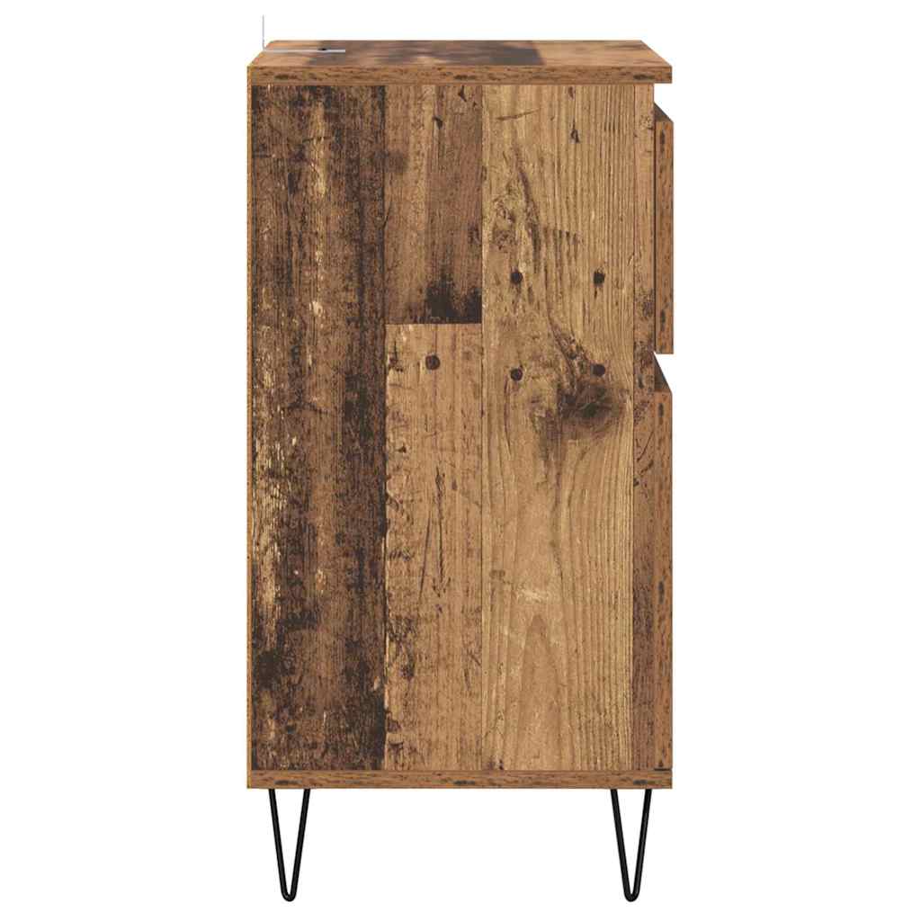 Sideboard mit Schubladen Altholz 35 x 40 x 70 cm Holzwerkstoff