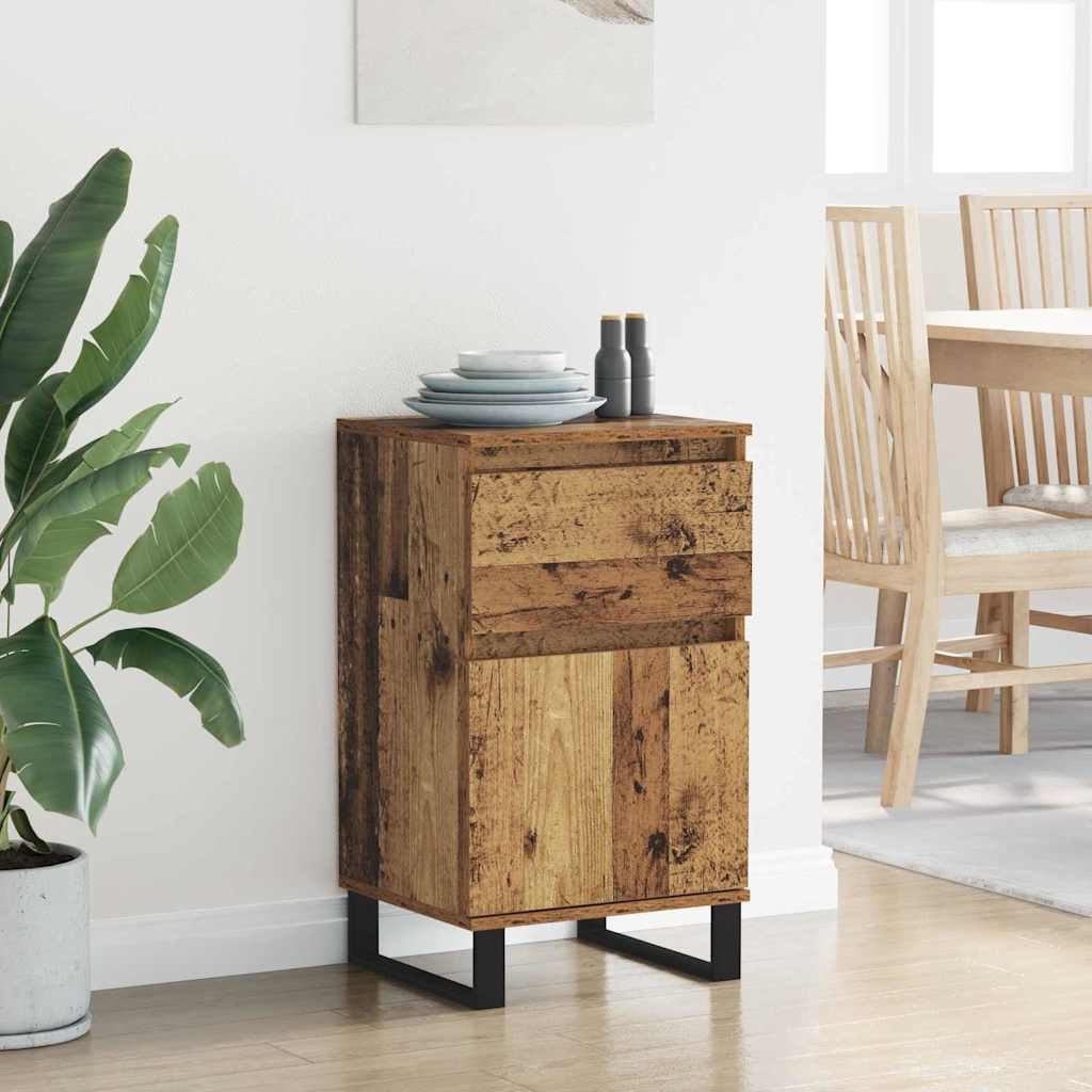 Sideboard mit Schubladen Altholz 35 x 40 x 70 cm Holzwerkstoff