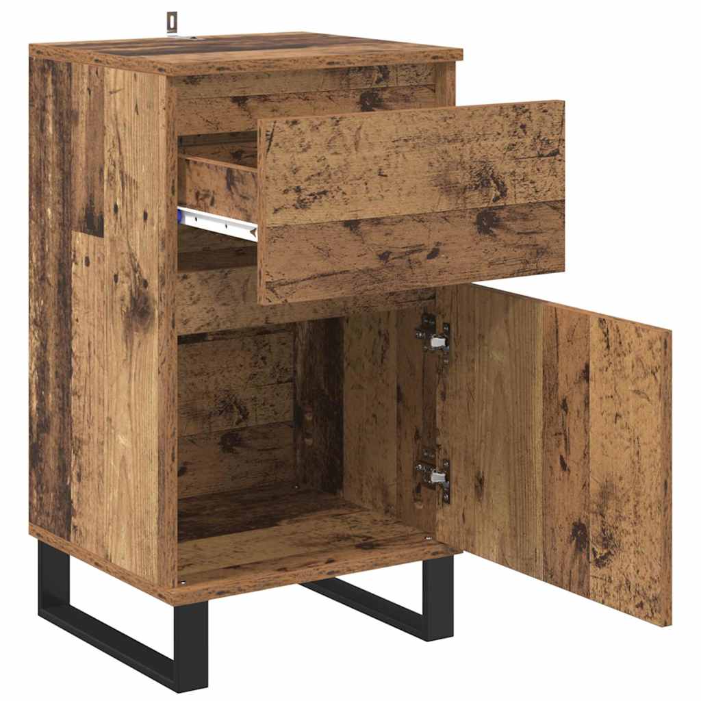 Sideboard mit Schubladen Altholz 35 x 40 x 70 cm Holzwerkstoff