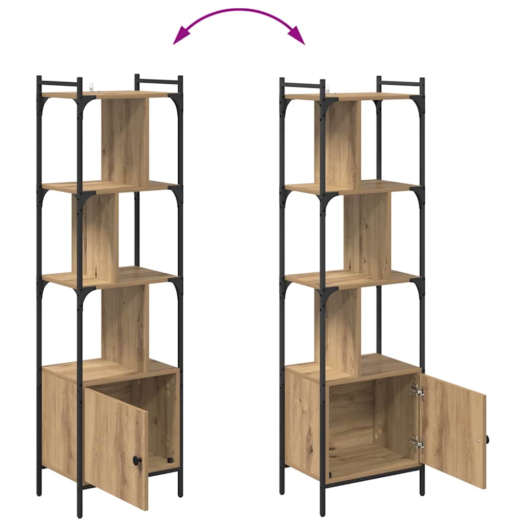 Bücherregal Artisan-Eiche 44,5 x 30 x 154,5 cm Holzwerkstoff