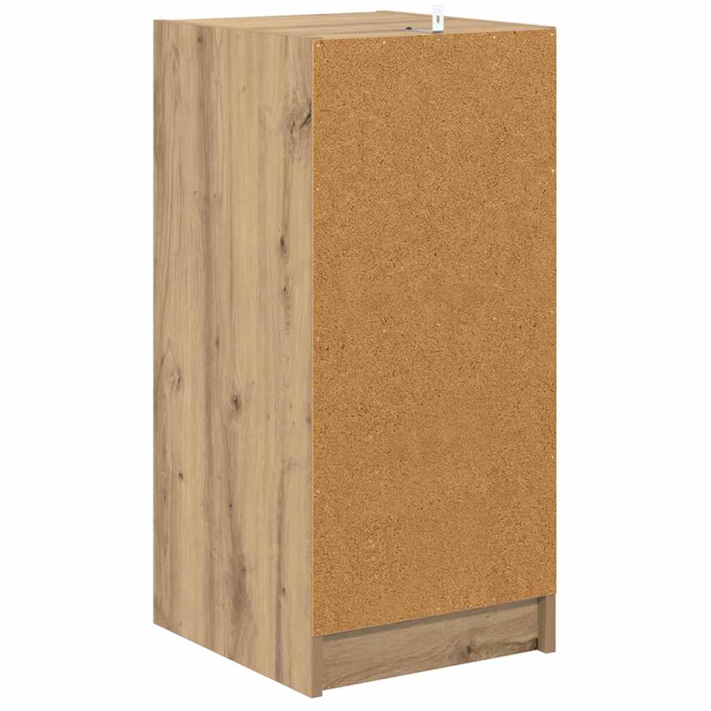 Sideboard Artisan-Eiche 35 x 37 x 76 cm Holzwerkstoff