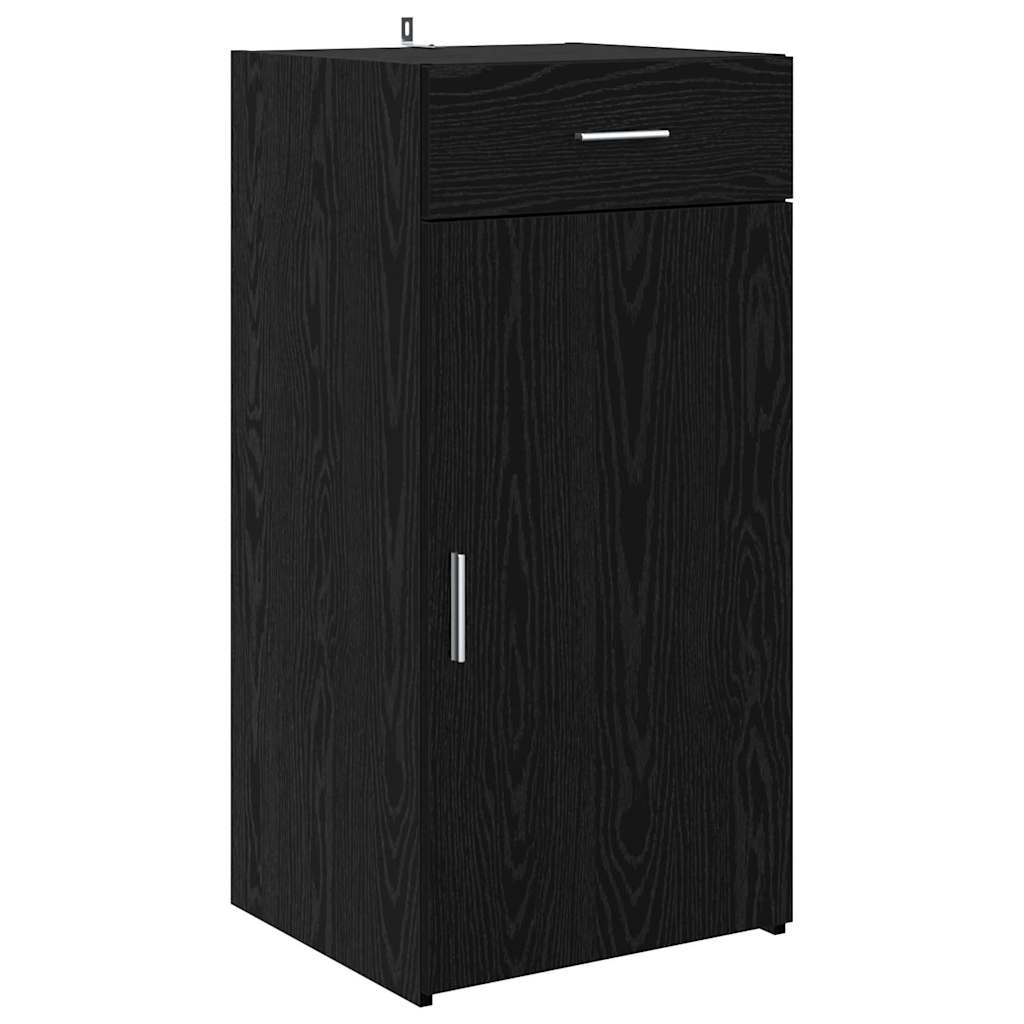 Sideboard Schwarz Eichen-Optik 42.5 x 40 x 93 cm Holzwerkstoff