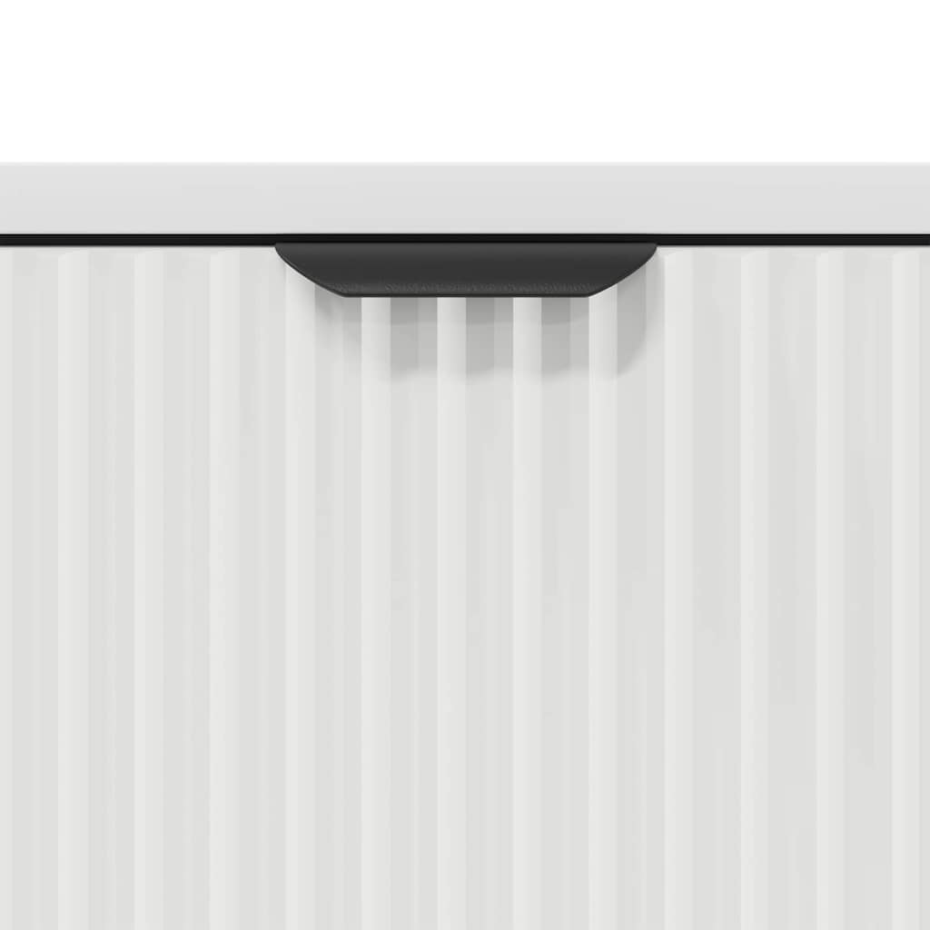 Sideboard Weiß 69,5 x 33 x 82 cm Holzwerkstoff