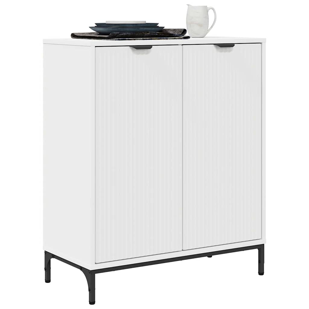 Sideboard Weiß 69,5 x 33 x 82 cm Holzwerkstoff
