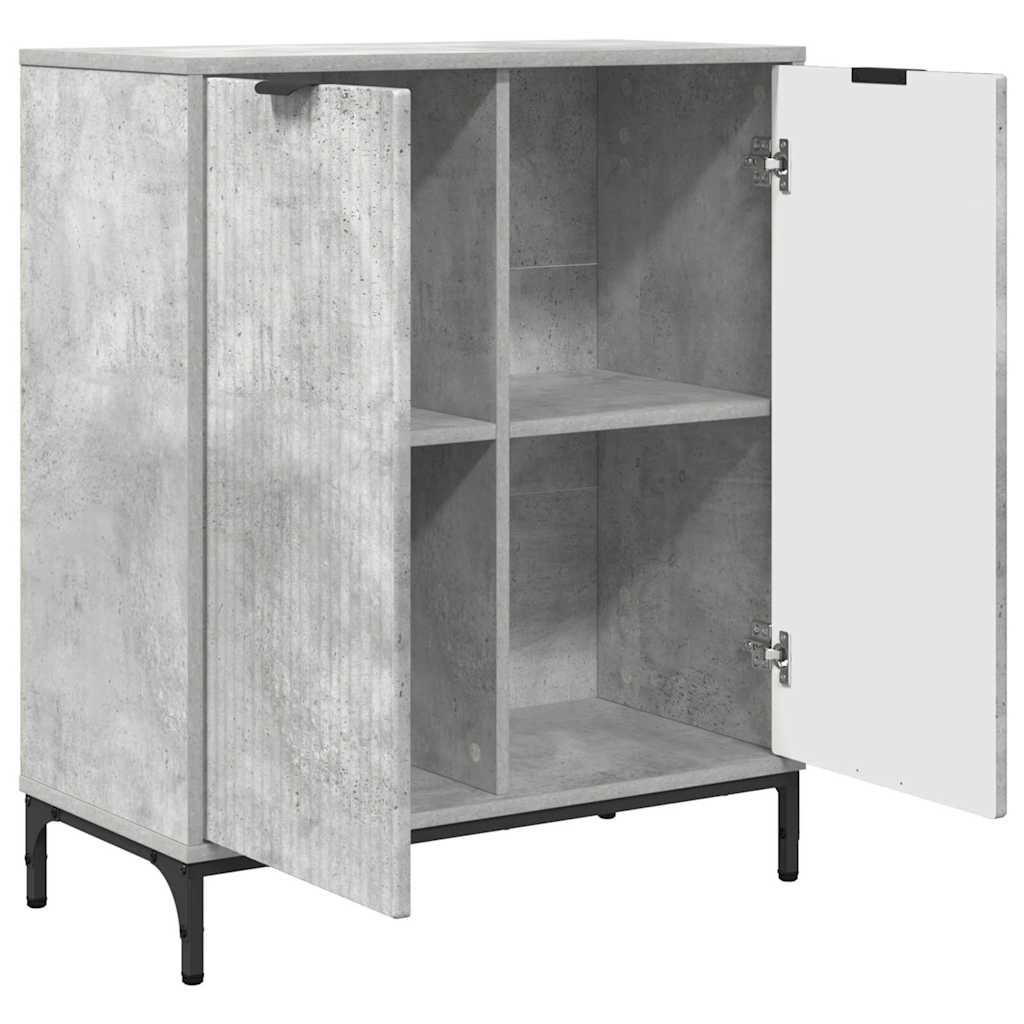 Sideboard Betongrau 69,5 x 33 x 82 cm Holzwerkstoff