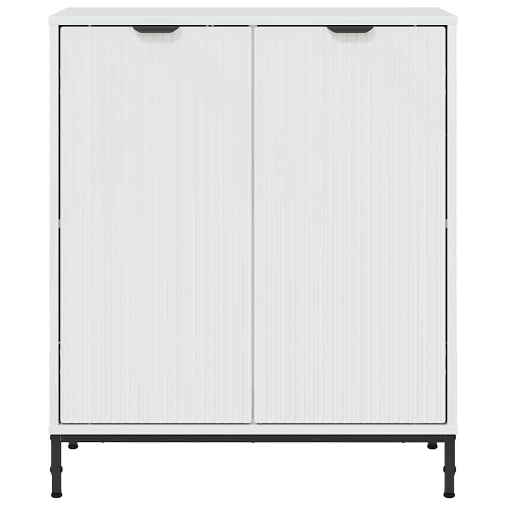 Sideboard Hochglanz-Weiß 69,5 x 33 x 82 cm Holzwerkstoff