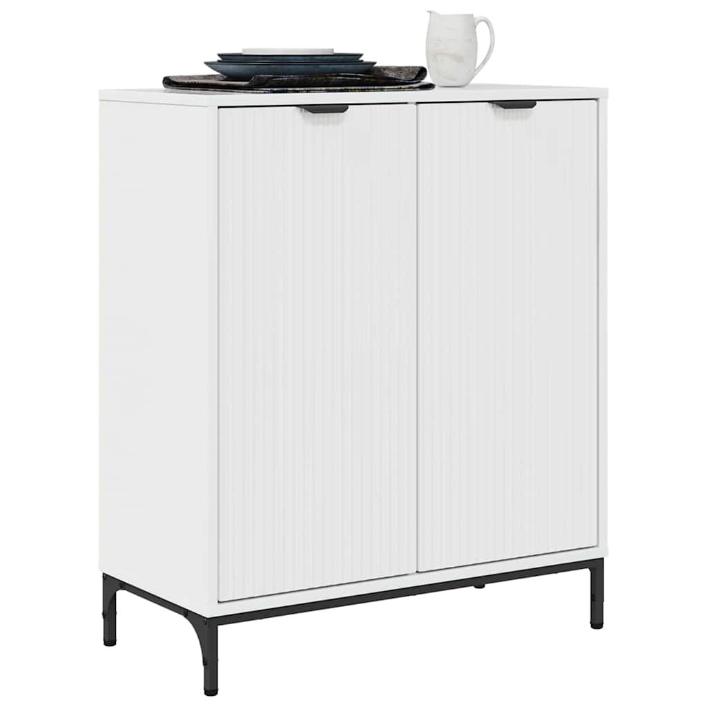 Sideboard Hochglanz-Weiß 69,5 x 33 x 82 cm Holzwerkstoff