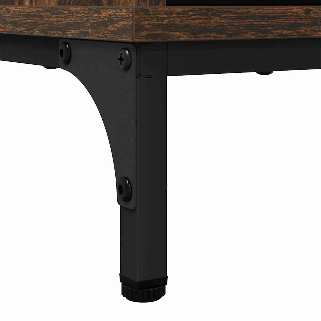 Sideboard Räuchereiche 69,5 x 33 x 82 cm Holzwerkstoff