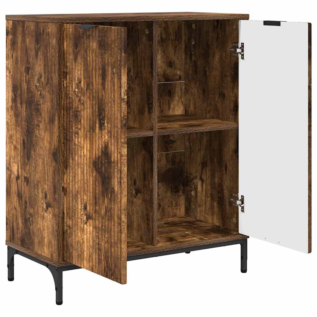 Sideboard Räuchereiche 69,5 x 33 x 82 cm Holzwerkstoff